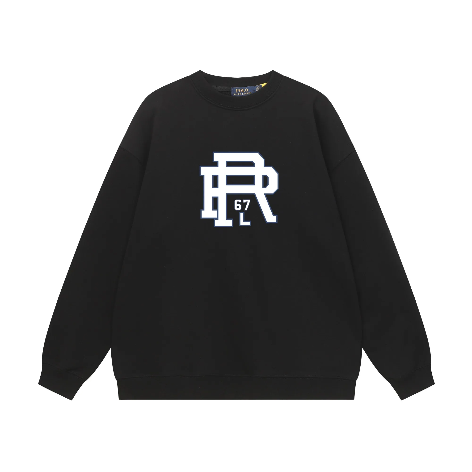 P200 Long-term stock] RalphLauren/Ralph Lauren 2025 autumn and winter new bear letter print 420g heavy large terry sweatshirt Ralph Lauren's age-reducing item, the coat fabric is made of 85% cotton ➕15% polyester, which not only retains the softness, comfort and breathability of cotton, but also adds the wear resistance and wrinkle resistance of polyester fiber, making the clothes more durable and easy to care for. Even in slightly cooler weather, you won't feel stuffy when wearing it. This kind of fabric has a natural crisp feel and is not easy to pill or deform. The bear on the chest is printed with English letters. It is full of color, full of three-dimensionality, and lifelike, adding a bit of liveliness and interest to the whole sweatshirt. There is no pressure to dress, regardless of age or gender. Complete accessories! Color: black, white, navy blue, light floral gray Size: M-L-XL-XXL